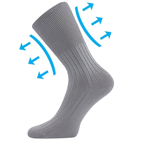 Zdravotní ponožky ZDRAVAN šedá 43-45 (29-30)