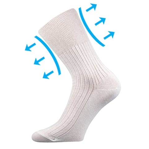 Zdravotní ponožky bílá 43-45 (29-30)