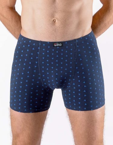 Pánské boxerky s delší nohavičkou GINO 74166P lékořice atlantic XL/XXL