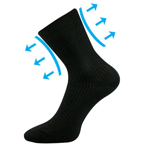 Ponožky VIKTORKA černá 35-37 (23-24)