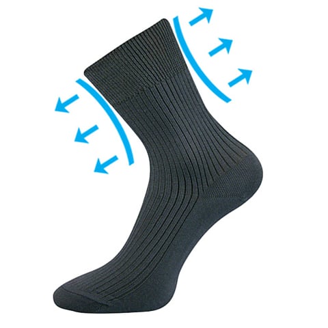 Ponožky VIKTOR tmavě šedá 43-45 (29-30)