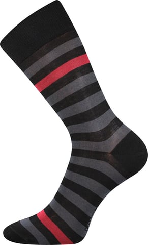 Společenské ponožky Lonka DEMERTZ černá 39-42 (26-28)