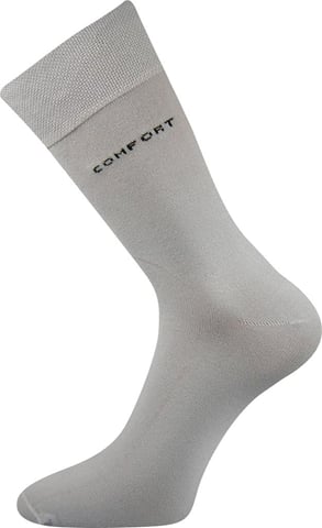 Bavlněné ponožky COMFORT světle šedá 43-46 (29-31)
