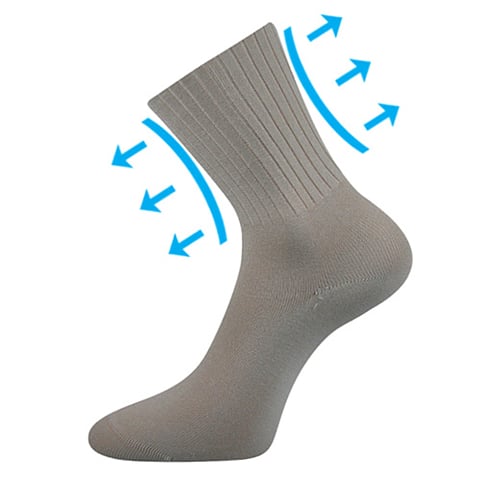 Zdravotní ponožky DIARTEN světle šedá 43-45 (29-30)