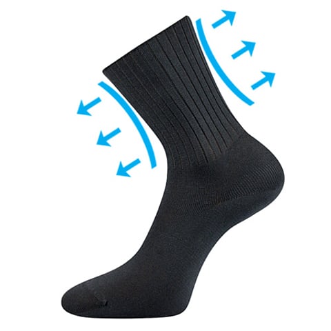 Zdravotní ponožky DIARTEN tmavě šedá 43-45 (29-30)