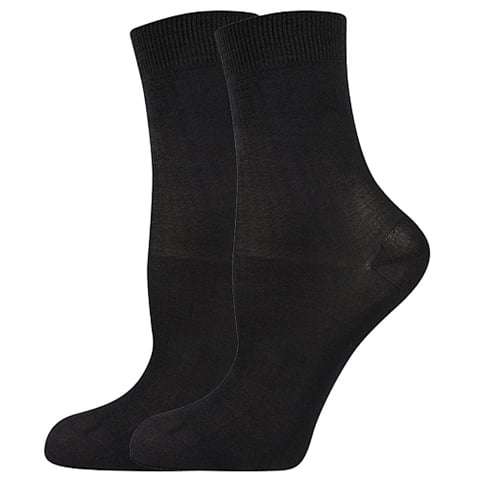 Dámské punčochové ponožky COTTON socks 60 DEN nero 39-42 (26-28)