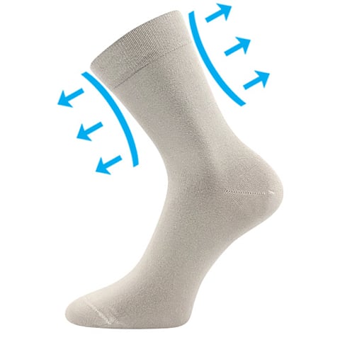 Ponožky Lonka DRMEDIK světle šedá 43-46 (29-31)