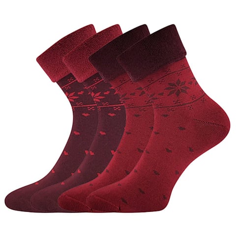 Ponožky FROTANA red wine 35-38 (23-25)