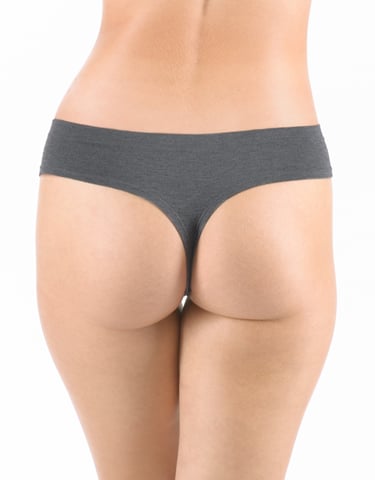 Dámská tanga francouzská GINA 04031P šedá bílá M/L