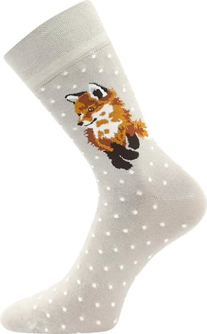 Dámské ponožky LONKA FOXANA lišky 35-38 (23-25)