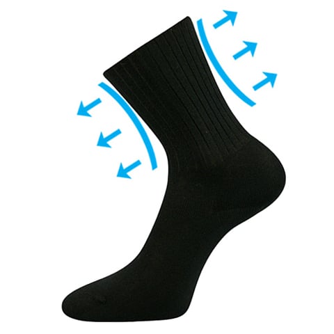 Zdravotní ponožky DIARTEN černá 35-37 (23-24)