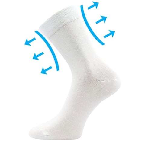 Ponožky Lonka DRMEDIK bílá 43-46 (29-31)