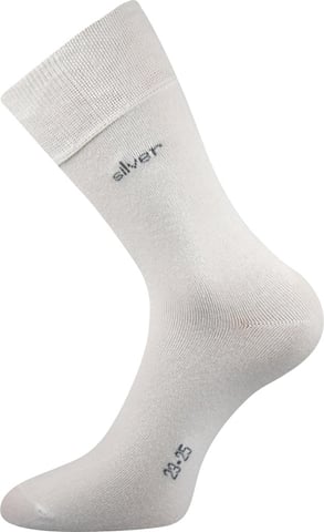 Společenské ponožky Lonka DESILVE bílá 43-46 (29-31)