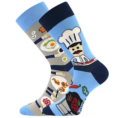 Ponožky DOBLE Sólo vzor 17 - kuchař 39-42 (26-28)