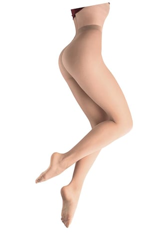 Dámské neviditelné punčochové kalhoty INVISIBLE tights 8 DEN beige S/158-164/100