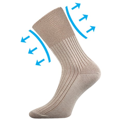 Zdravotní ponožky béžová 43-45 (29-30)