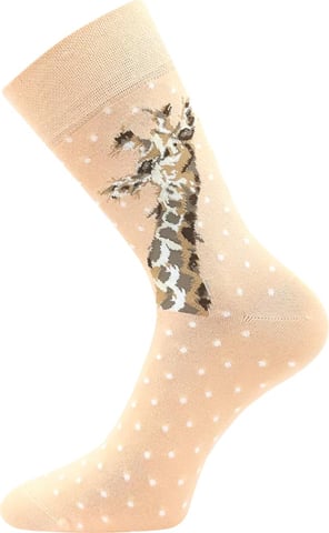 Dámské ponožky LONKA FOXANA žirafy 35-38 (23-25)
