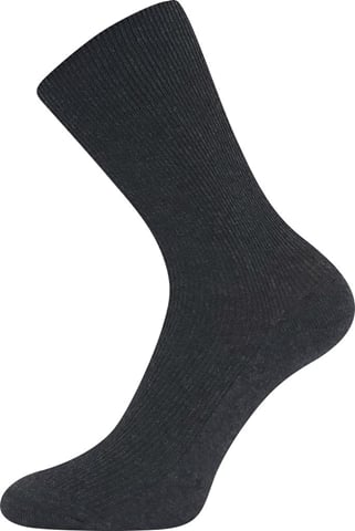 Bavlněné ponožky Lonka HALIK tmavě šedá 43-45 (29-30)