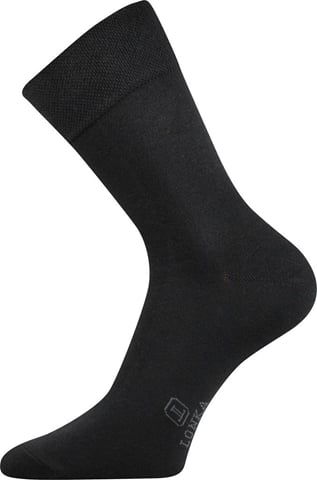 Ponožky společenské Lonka DASILVER černá 43-46 (29-31)